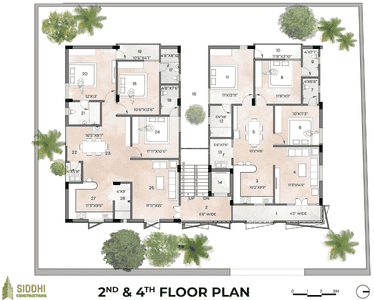 Project Image of 1500.0 - 1615.0 Sq.ft 3 BHK Apartment for buy in Siddhi Hanumanla Heights