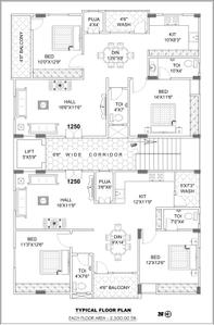Project Image of 0.0 - 1250.0 Sq.ft 2 BHK Apartment for buy in SR Kiran Residency