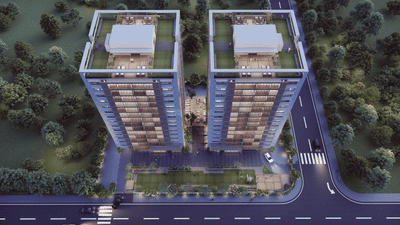 Project Image of 0.0 - 1255.07 Sq.ft 3 BHK Apartment for buy in Dhruvi Hrudhya