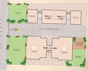 R R Rafiya Park Residency Layout Plan 1