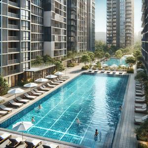 Project Image of 890 Sq.ft 1 BHK Apartment / Flat for sale in Gujarat International Finance Tec City for Rs. 8700000