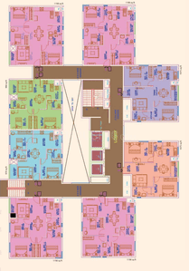 Mantri Celestia Tower C Cluster Plan  For Typical Floor Plan 2