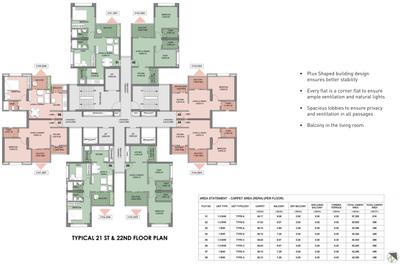 Project Image of 237.45 - 734.74 Sq.ft 1 RK Apartment for buy in Puraniks Abitante Fiore Phase 2A