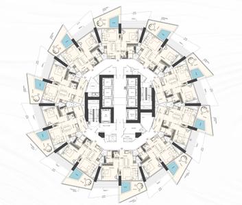 Project Image of 0.0 - 800.0 Sq.ft 1 BHK Apartment for buy in Binghatti Royale