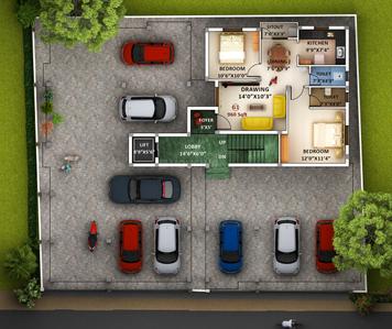 Project Image of 885.0 - 1450.0 Sq.ft 2 BHK Apartment for buy in AA Gokulam