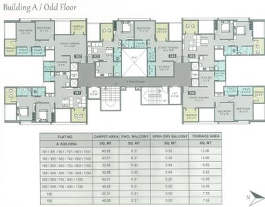 Project Image of 604.0 - 642.0 Sq.ft 2 BHK Apartment for buy in Platinum Pallazo I