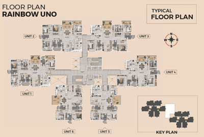Project Image of 1820.0 - 2270.0 Sq.ft 3 BHK Apartment for buy in Rainvas Rainbow Uno