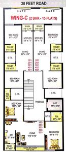 Project Image of 375.0 - 407.0 Sq.ft 2 BHK Apartment for buy in DK City One World Wing C