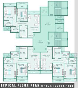Project Image of 1050 Sq.ft 2 BHK Apartment / Flat for sale in Kamothe for Rs. 12000000