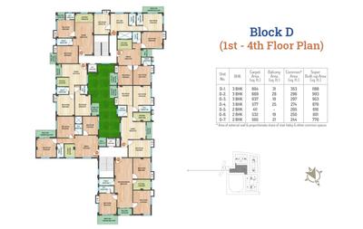 Project Image of 606.0 - 1240.0 Sq.ft 2 BHK Apartment for buy in Signature Vanijya Rajvansh