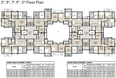 Project Image of 629.0 - 644.0 Sq.ft 2 BHK Apartment for buy in Millennium Aqua