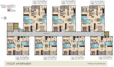 Project Image of 1015.0 - 1610.0 Sq.ft 2 BHK Apartment for buy in BSCPL Violet