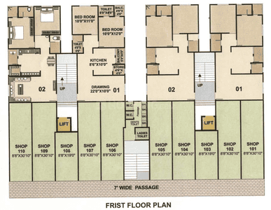 Project Image of 0.0 - 1305.0 Sq.ft 2 BHK Apartment for buy in Radheyshyam Residency