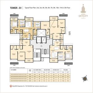 Project Image of 1105 Sq.ft 2 BHK Apartment / Flat for sale in Dhanori for Rs. 7189987