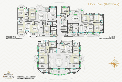 Project Image of 1890.0 - 3396.0 Sq.ft 3 BHK Apartment for buy in Paras Emperor