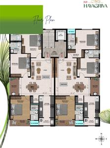 Project Image of 0.0 - 1586.0 Sq.ft 3 BHK Apartment for buy in JKB Hayagriva