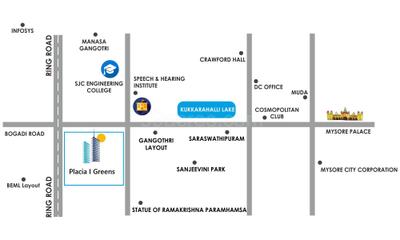 Project Image of 1277.0 - 1585.0 Sq.ft 2 BHK Apartment for buy in Samuday Palacia I Greens A