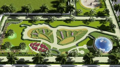 SHB BSNL Kaveri Sagara Layout Landscape Garden and Tree Planting 1