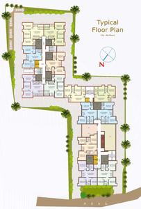 Project Image of 881.0 - 1104.0 Sq.ft 2 BHK Apartment for buy in Vindhya Sparsh