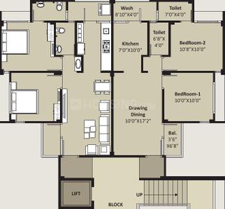 Project Image of 548.0 - 549.0 Sq.ft 2 BHK Apartment for buy in Shree Prerana Padmavati Residency