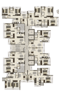 Project Image of 434.12 - 691.06 Sq.ft 1 BHK Apartment for buy in GOYAL AMBARISH HEIGHTS