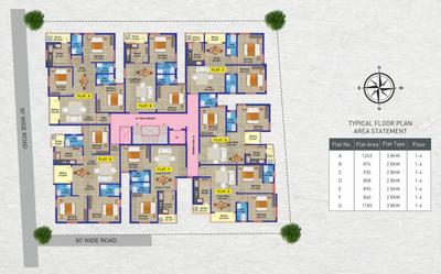 Project Image of 840.0 - 1580.0 Sq.ft 2 BHK Apartment for buy in GP Homes Valencia Diamond