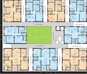Sai Teja Residency Cluster Plan 1