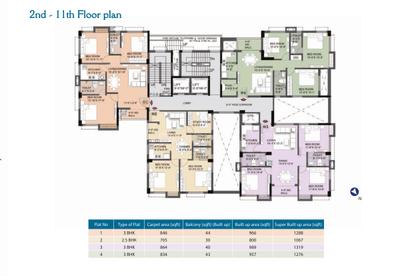 Project Image of 1067.0 - 1319.0 Sq.ft 2.5 BHK Apartment for buy in Utsav