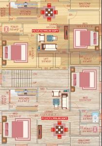 SPR Sri Thavamani Eswarar Flats Sri Thavamani Eswarar Flats Cluster Plan From 1st To 3rd Floor 1