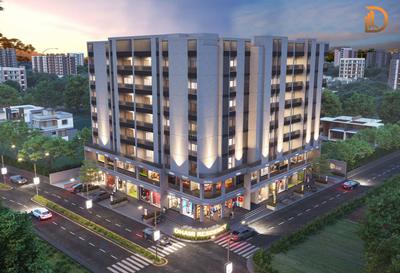 Sahaj Dhami Residency Elevation 1