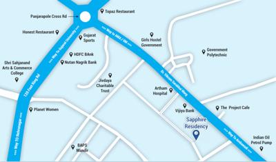 Project Image of 858.21 - 879.41 Sq.ft 3 BHK Apartment for buy in Artline Sapphire Residency