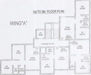Project Image of 220.0 - 355.0 Sq.ft Studio Studio Apartment for buy in Om Builders Heights