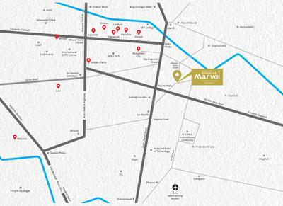 Project Image of 683.0 - 897.0 Sq.ft 2 BHK Apartment for buy in Destination Mangalam Marvel