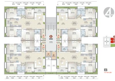Project Image of 1558.29 - 1662.06 Sq.ft 3 BHK Apartment for buy in Reva Sanskruti Sangath