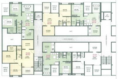 Project Image of 347.0 - 362.0 Sq.ft 1 BHK Apartment for buy in Shyama Wisteria C Building Phase 1