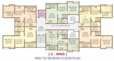 Project Image of 391.0 - 419.0 Sq.ft 1 BHK Apartment for buy in BG Vrundavan Park