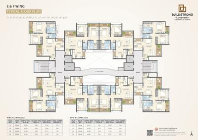 Project Image of 760.0 - 1175.0 Sq.ft 2 BHK Apartment for buy in Prakash The Hallmark Wings D E F