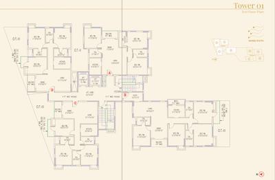 Project Image of 1252.21 - 2235.47 Sq.ft 3 BHK Apartment for buy in Shree Miraya