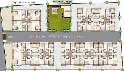 Project Image of 0.0 - 414.0 Sq.ft 1 BHK Apartment for buy in Vitoria Green