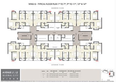 Project Image of 910 Sq.ft 2 BHK Apartment / Flat for sale in Virar West for Rs. 5000000