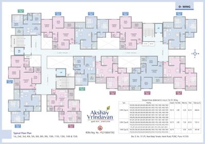 Project Image of 420.87 - 707.41 Sq.ft 1 BHK Apartment for buy in RR Akshay Vrindavan