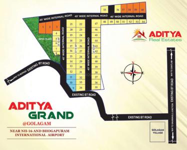 Project Image of 0.0 - 1980.0 Sq.ft Residential Plot Plot for buy in Aditya Grand Golagam