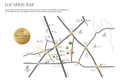 Project Image of 0.0 - 636.58 Sq.ft 2 BHK Apartment for buy in Kuber Antonia B