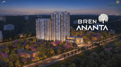 Project Image of 1588.0 - 1668.0 Sq.ft 3 BHK Apartment for buy in Bren Ananta