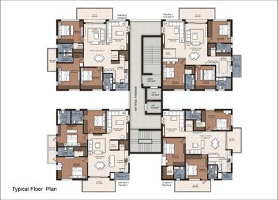 Project Image of 2130.0 - 2200.0 Sq.ft 3 BHK Apartment for buy in Om Sree Brilliance
