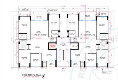 Project Image of 1136.56 - 1957.54 Sq.ft 3 BHK Apartment for buy in Meet Blue Stone One