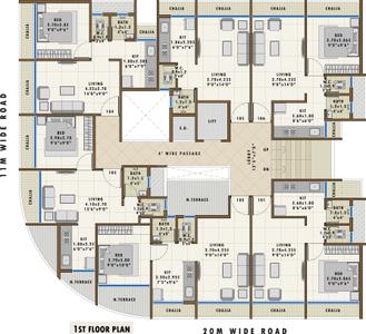Project Image of 201.0 - 320.0 Sq.ft 1 RK Apartment for buy in Gurukrupa Shreepati Corner