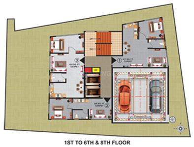 Project Image of 295.0 - 680.0 Sq.ft 1 BHK Apartment for buy in Atlas Royal A