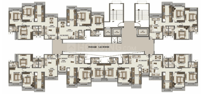 Project Image of 453.48 - 733.24 Sq.ft 1 BHK Apartment for buy in Ritz Tower I
