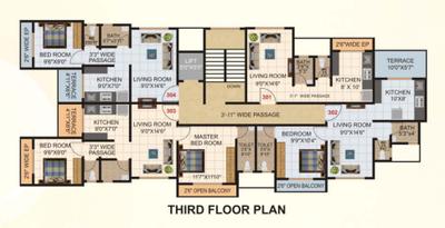 Project Image of 0.0 - 626.0 Sq.ft 2 BHK Apartment for buy in Vidhi Prem